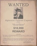 Image result for Al Capone Wanted by FBI