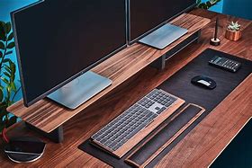 Image result for Wood Desk with Shelves On Top