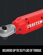 Image result for CRAFTSMAN Variable Speed 3/8-In Drive Cordless Ratchet Wrench In Red | CMCF930B