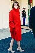 Image result for nancy pelosi red dress