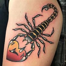 Image result for Scorpio Heart Tattoo