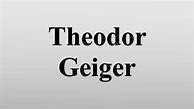 Image result for Theodor Geiger
