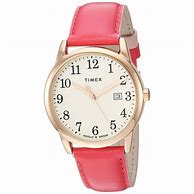 Image result for Timex Women's Easy Reader Leather Strap 30mm Watch