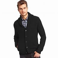 Image result for Black Cardigan Sweaters for Men