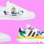 Image result for Adidas Simmy Shoes Rainbow