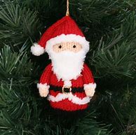 Image result for Knitted Santa Claus
