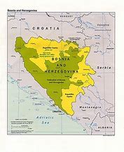 Image result for Bosnia Serbia Croatia Map