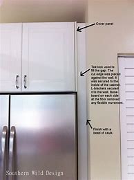 Image result for Installing Refrigerator Cabinet Side Panels