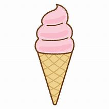 ソフトクリーム　ピンク　イラスト に対する画像結果