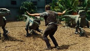 Image result for Chris Pratt Velociraptor