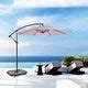 Image result for Weller 10 Ft. Offset Cantilever Hanging Patio Umbrella - Turquoise