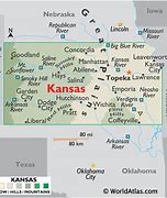 Image result for Kansas Map USA