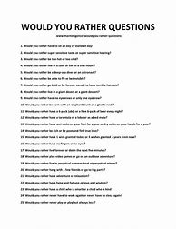 Image result for Impossible Would You Rather Questions