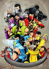 Image result for Mortal Kombat Ninja Drawing