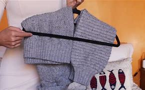 Image result for Fold Sweater On Hanger