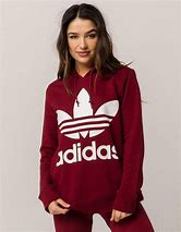 Image result for Women's Burgundy Adidas Hoodie