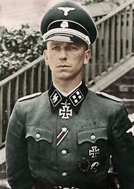 Image result for SS Officer Coloured Portrait