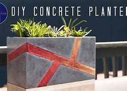 Image result for DIY Modern Concrete Planter