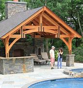 Image result for Amish Beam Wooden Pavilions