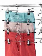 Image result for Plastic Clip Pant Hangers