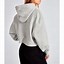 Image result for Champion Cropped Hoodie Black White