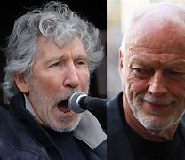 Image result for David Gilmour Giving the Finger to Roger Waters