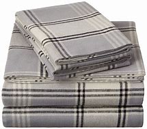 Image result for Queen Plaid Flannel Sheets