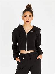 Image result for Cropped Hoodie Black and White Tupac