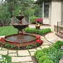 Image result for Garden with Fountain and Gazzebo