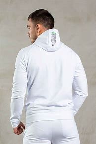 Image result for White Full Zip Hoodie Fleece