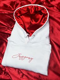 Image result for Hoodie with Silk Inlay