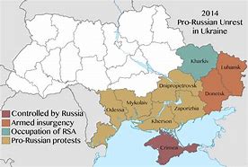 Image result for Map of Ukraine Donbass Region