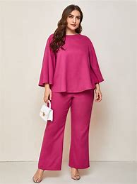 Image result for Plus Size Pant Sets