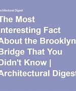 Image result for Brooklyn Bridge Facts