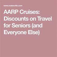 Image result for AARP Senior Discount Travel