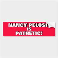 Image result for Car Stickers On Nancy Pelosi