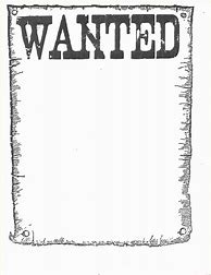 Image result for Wanted Poster Template Free Word