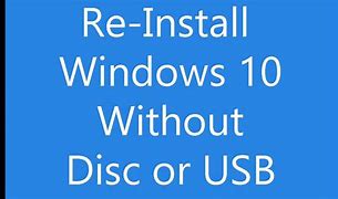 Image result for Reinstall Win 10