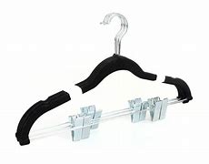 Image result for Slim Pant Hangers with Clips