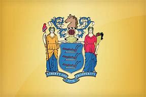 Image result for State Flag of New Jersey