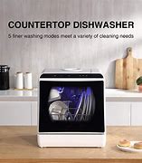Image result for Water Powered Portable Countertop Dishwasher