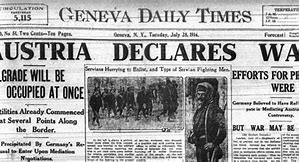 Image result for Austria Declared War On Serbia