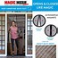 Image result for Magic Mesh As Seen On TV 83 In. H X 75 In. W Black Mesh Hands-Free Magnetic Screen Door
