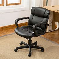 Image result for Leather Side Desk Chair