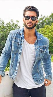Image result for Jeans and Denim Jacket Outfit