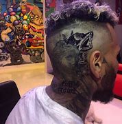 Image result for Chris Brown Tattoo On Face