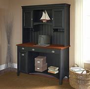 Image result for Computer Desk with Hutch and File Drawer