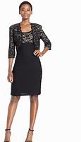 Image result for R&M Richards Sequined Lace Sheath Dress And Jacket - Silver