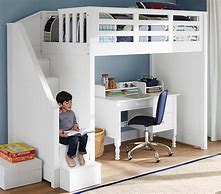 Image result for Stairway Bunk Bed with Desk
