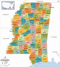 Image result for Mississippi County Map Printable
